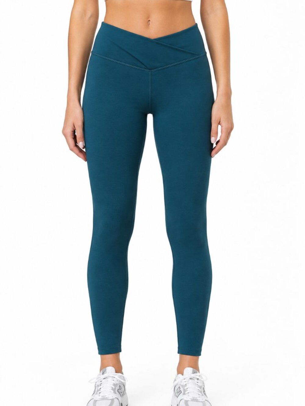 NWOT American Eagle Lightweight Everything Crossover 7/8 Leggings teal Sz M